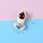 Five Piece Resin Cartoon Swimming Figure Fridge Magnets tag1