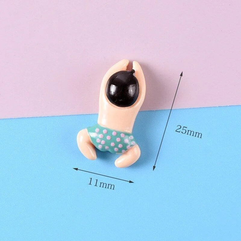 Five Piece Resin Cartoon Swimming Figure Fridge Magnets -  - #tag1#