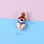 Five Piece Resin Cartoon Swimming Figure Fridge Magnets tag1
