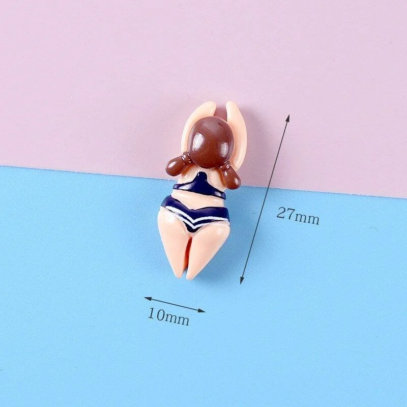 Five Piece Resin Cartoon Swimming Figure Fridge Magnets -  - #tag1#