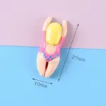 Five Piece Resin Cartoon Swimming Figure Fridge Magnets tag1