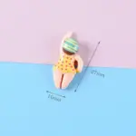 Five Piece Resin Cartoon Swimming Figure Fridge Magnets tag1