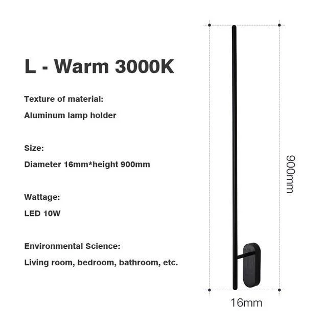 Fixed Ultra-thin Free Rotation 10W Wall Lamp -  - #tag1#