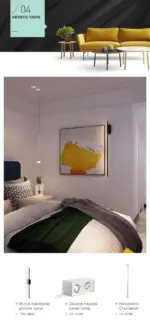Fixed Ultra thin Free Rotation 10W Wall Lamp tag1