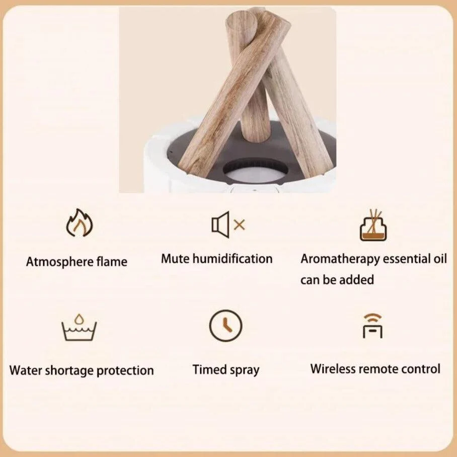 FlameMist™ – Humidifier and Table Lamp in One -  - #tag1#