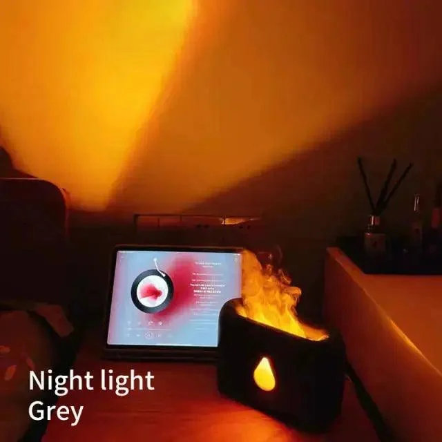 Flame Air Humidifier Lamp -  - #tag1#