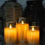 Flameless Candle 3 Piece Set