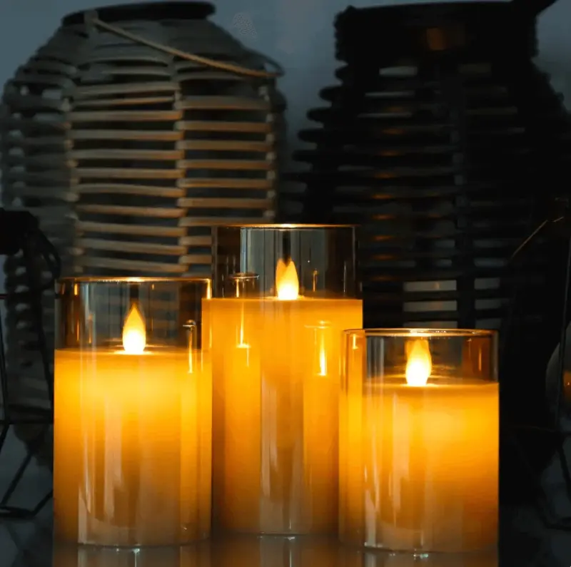 Flameless Candle 3 Piece Set