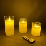 Flameless Candle 3 Piece Set