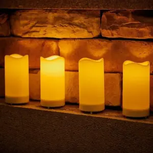 Flameless Melted Candles
