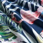 Flamingo Duvet cover set made of Egyptian Cotton tag1