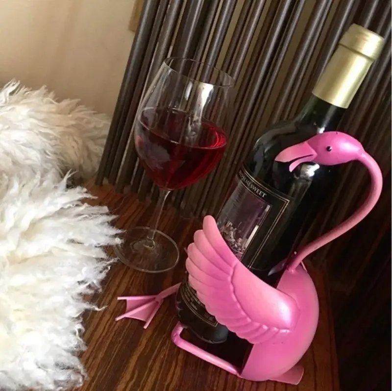 Flamingo Wine Holder tag1