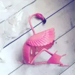 Flamingo Wine Holder tag1