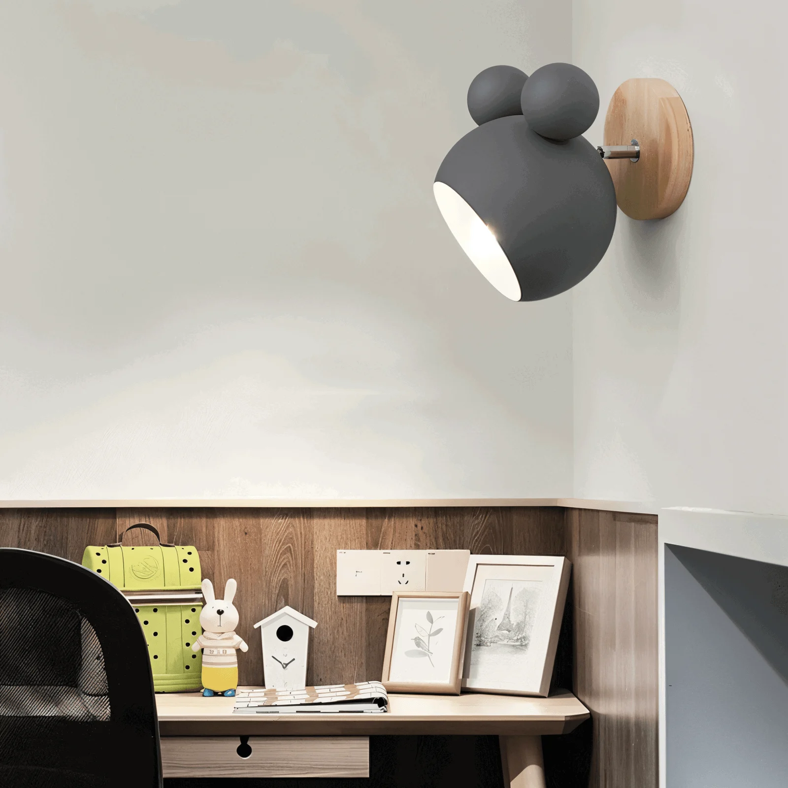 FlashMouse Wall Light - Rotatable Macaron Wall Light - Charming Wall Lighting -  - #tag1#