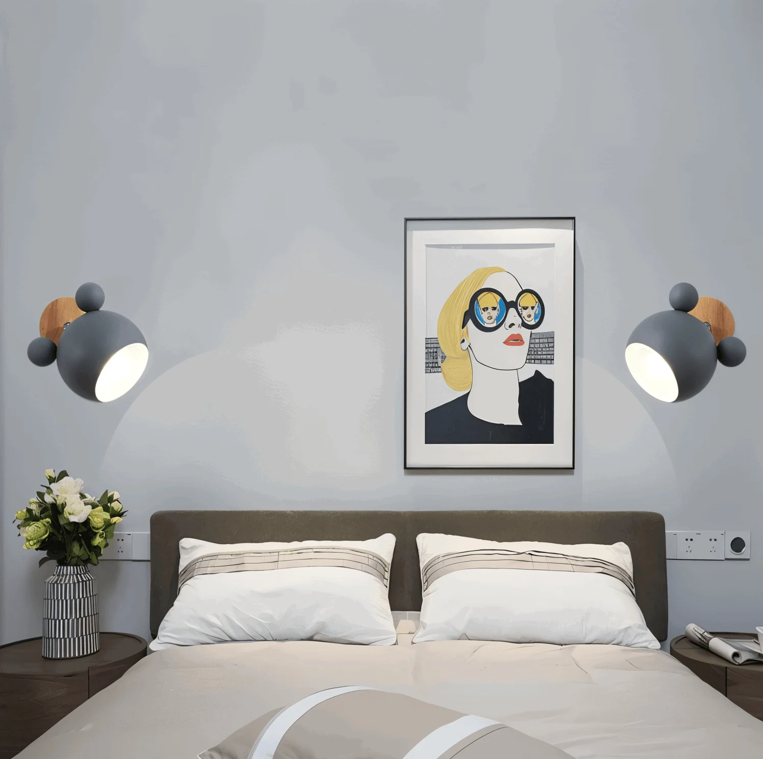 FlashMouse Wall Light - Rotatable Macaron Wall Light - Charming Wall Lighting -  - #tag1#