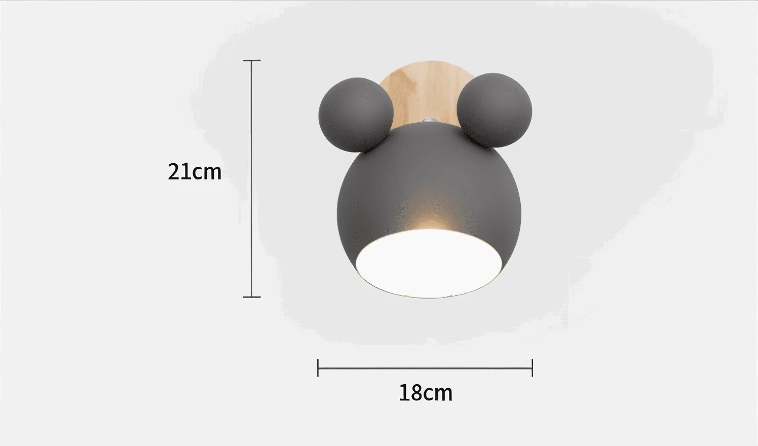 FlashMouse Wall Light - Rotatable Macaron Wall Light - Charming Wall Lighting -  - #tag1#