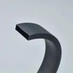 Flat Kitchen Faucet Solid Brass tag1
