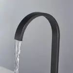 Flat Kitchen Tap Made of heavy solid brass tag1