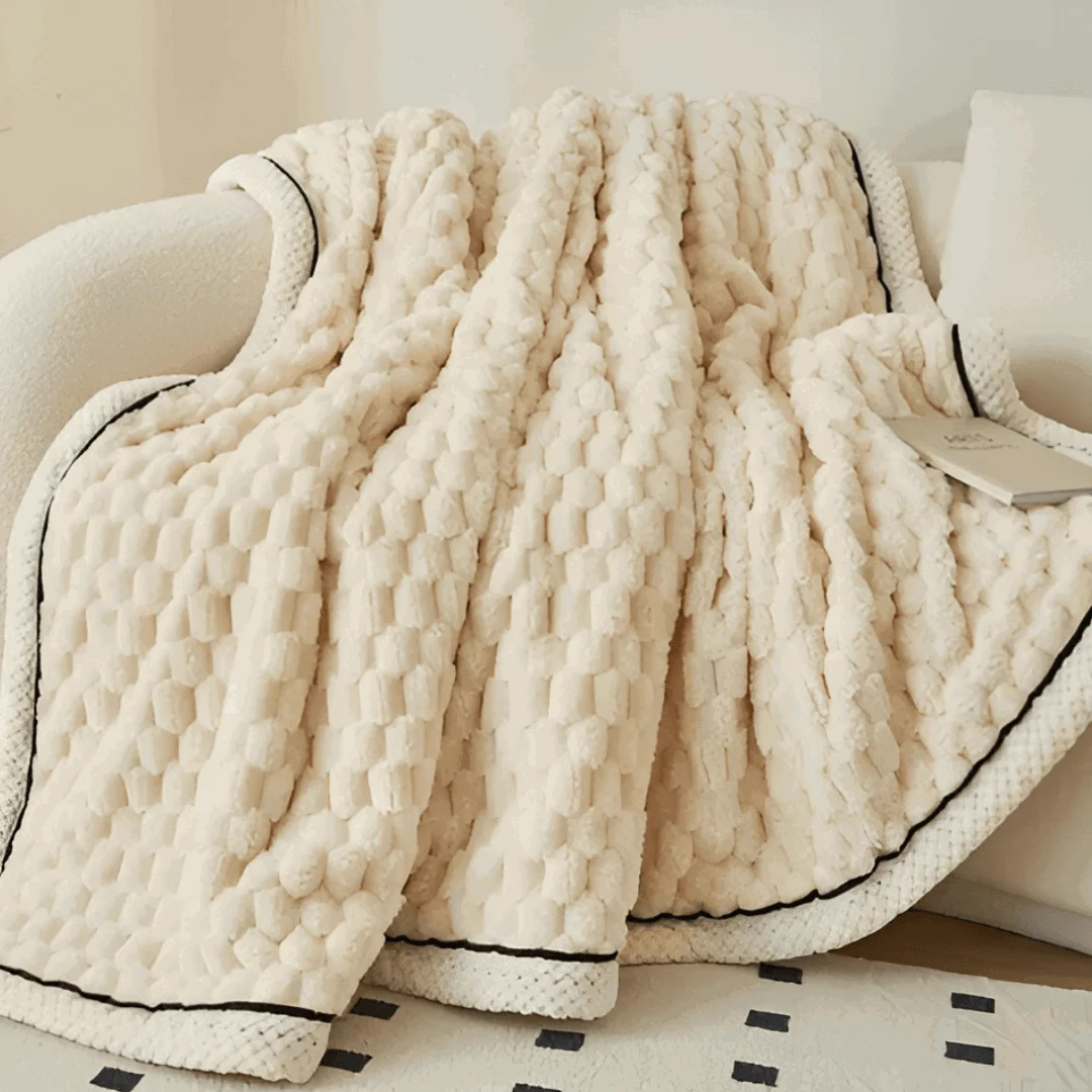 FleeceDream Premium Plush Fleece Blanket - warm and comfortable for couch, bed, and travel -  - #tag1#