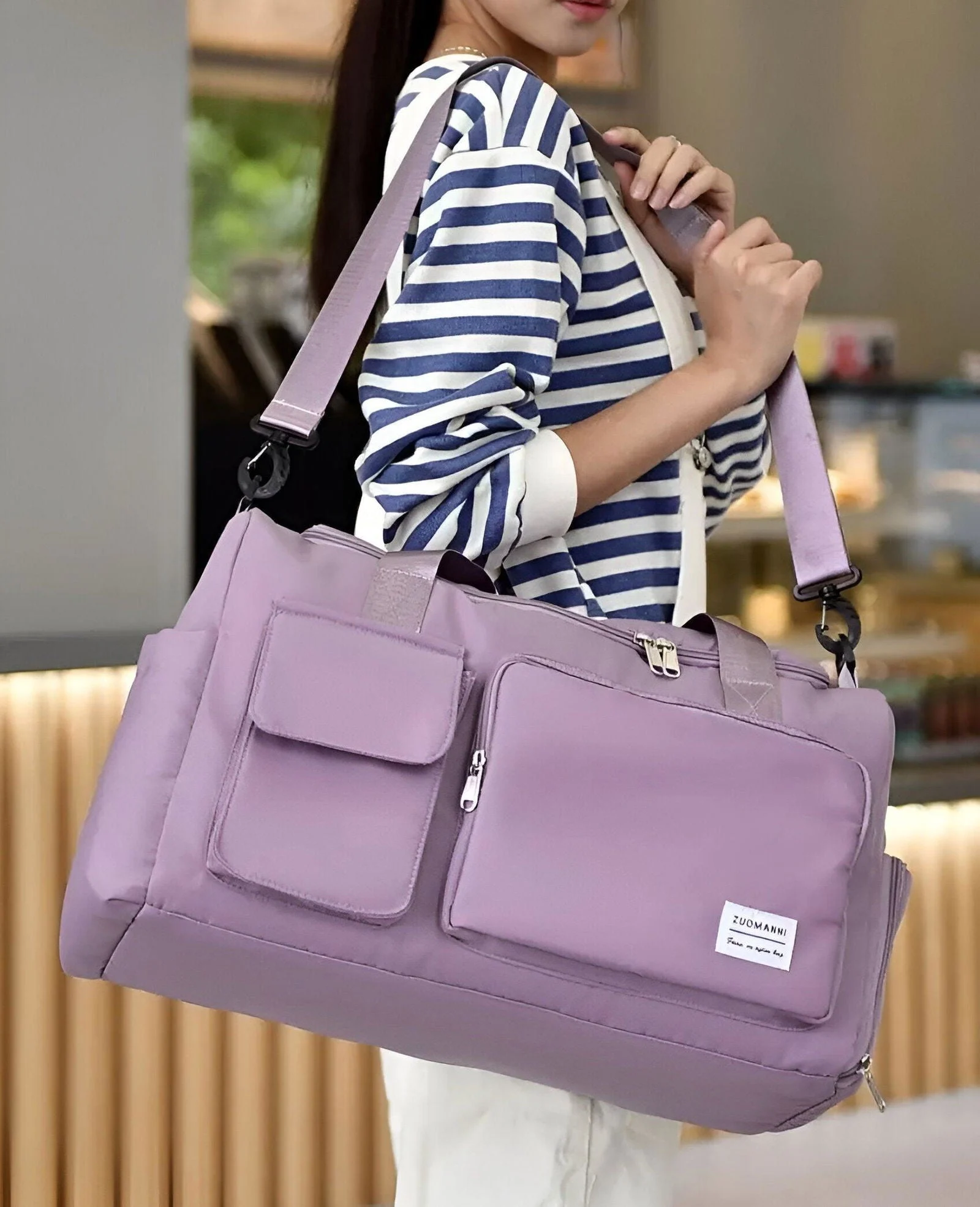 Flex and Chic Travel Bag - Weekender Duffle Bag - Travel Bag for Women -  - #tag1#