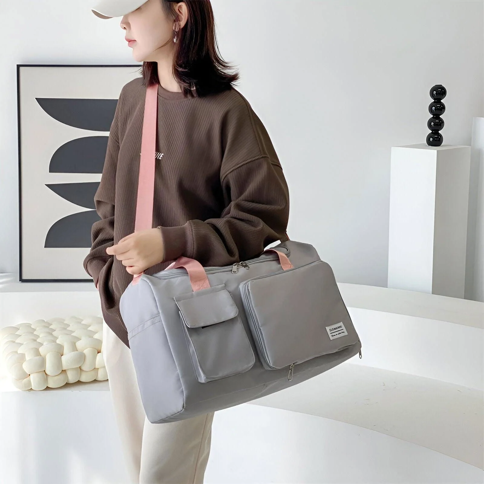 Flex and Chic Travel Bag - Weekender Duffle Bag - Travel Bag for Women -  - #tag1#