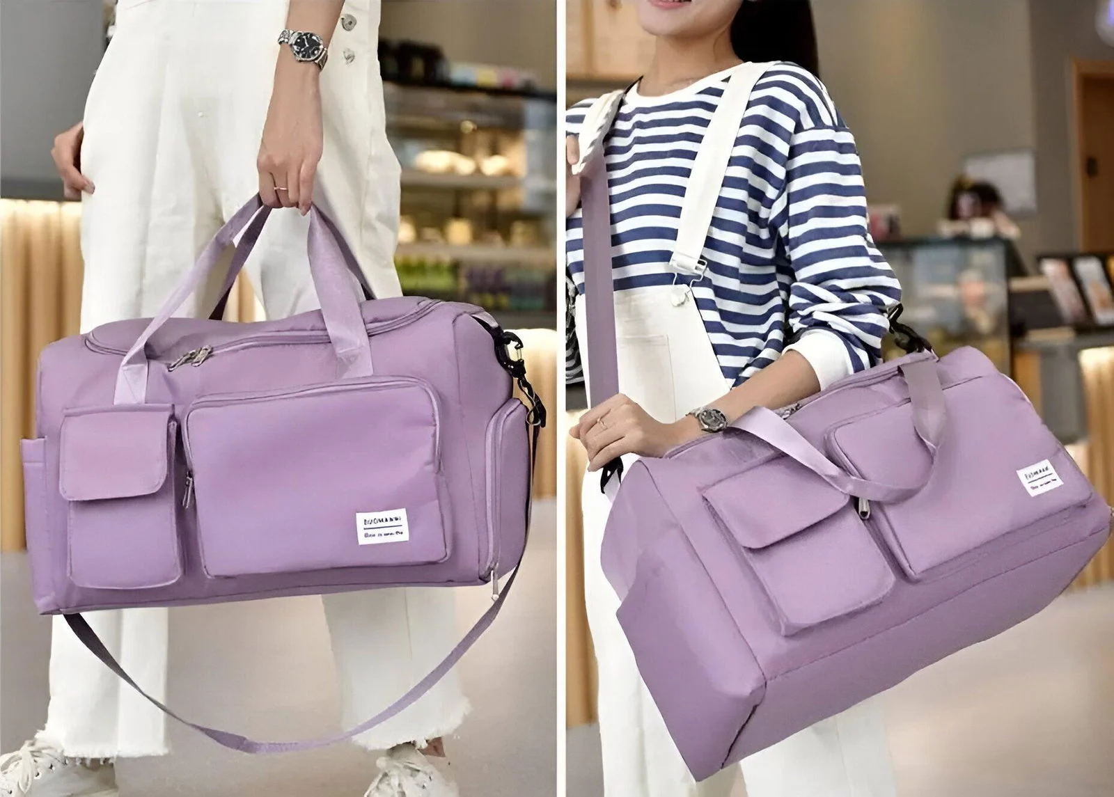 Flex and Chic Travel Bag - Weekender Duffle Bag - Travel Bag for Women -  - #tag1#