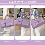Flex and Chic Travel Bag Weekender Duffle Bag Travel Bag for Women tag1