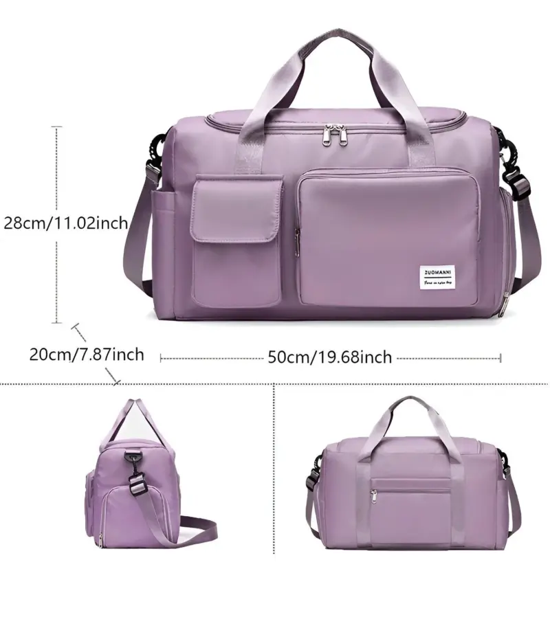 Flex and Chic Travel Bag Weekender Duffle Bag Travel Bag for Women tag1