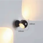 FlexiGlow 180 Rotatable LED Wall Lamp tag1