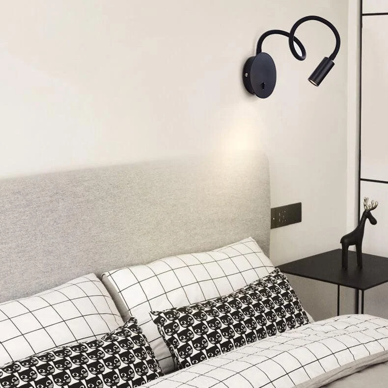 FlexiGlow - Modern LED wall lamp with 360-degree adjustable light - - #tag1#