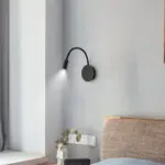 FlexiGlow Modern LED wall lamp with 360 degree adjustable light tag1