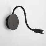 FlexiGlow Modern LED wall lamp with 360 degree adjustable light tag1