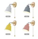 FlexiGlow Rotating Wall Lamp with Pull Chain Switch tag1