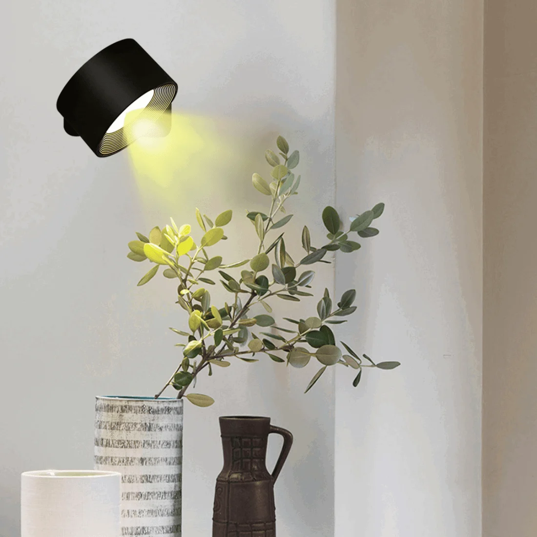 FlexiGlow – Wireless Rechargeable 360° Wall Lamp for Flexible Lighting -  - #tag1#