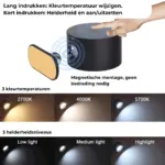FlexiLamp Wireless rechargeable 360 wall lamp tag1