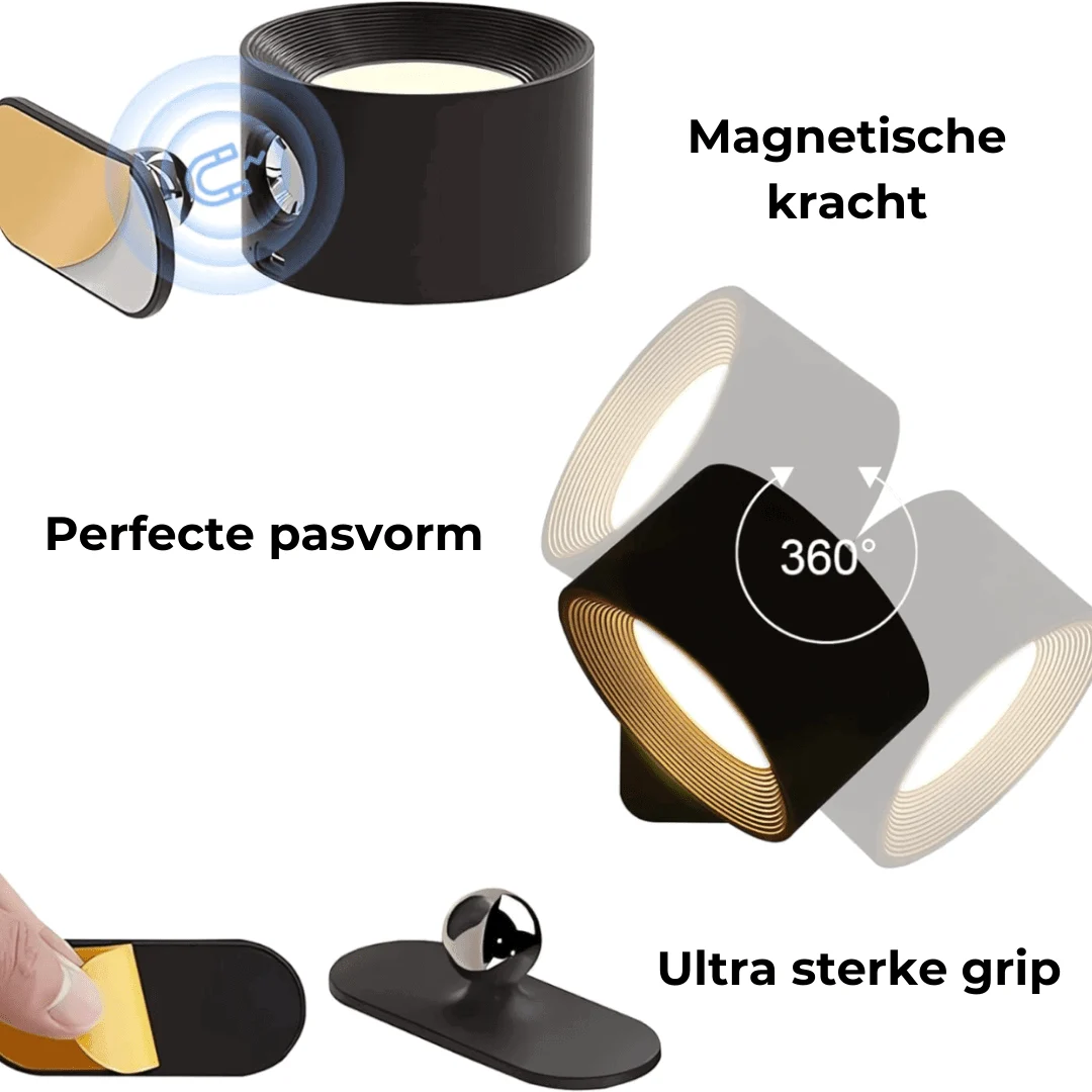 FlexiLamp - Wireless rechargeable 360° wall lamp -  - #tag1#