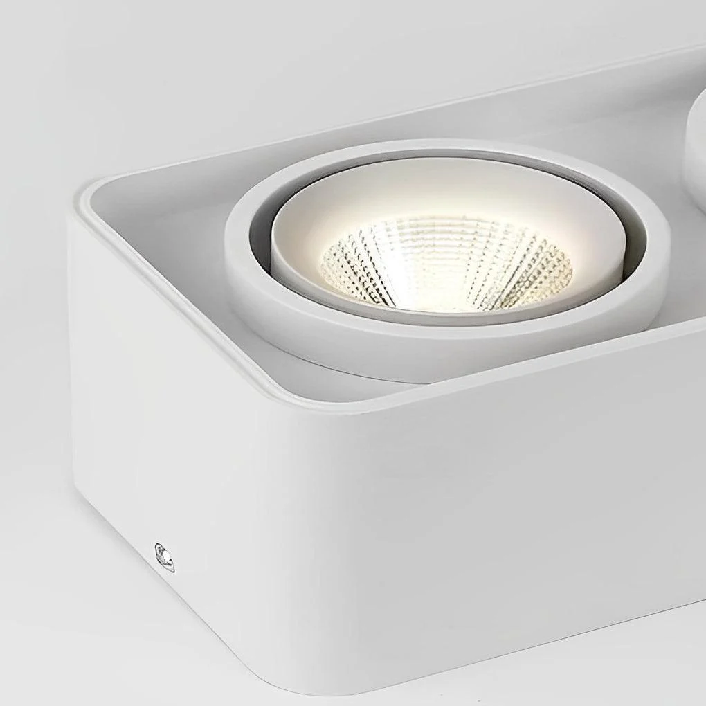 FlexiSquare - Dimmable LED Ceiling Grid Light with Adjustable Square Lamp Head -  - #tag1#