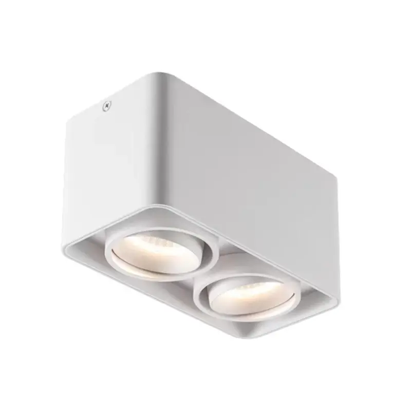 FlexiSquare Dimmable LED Ceiling Grid Light with Adjustable Square Lamp Head tag1