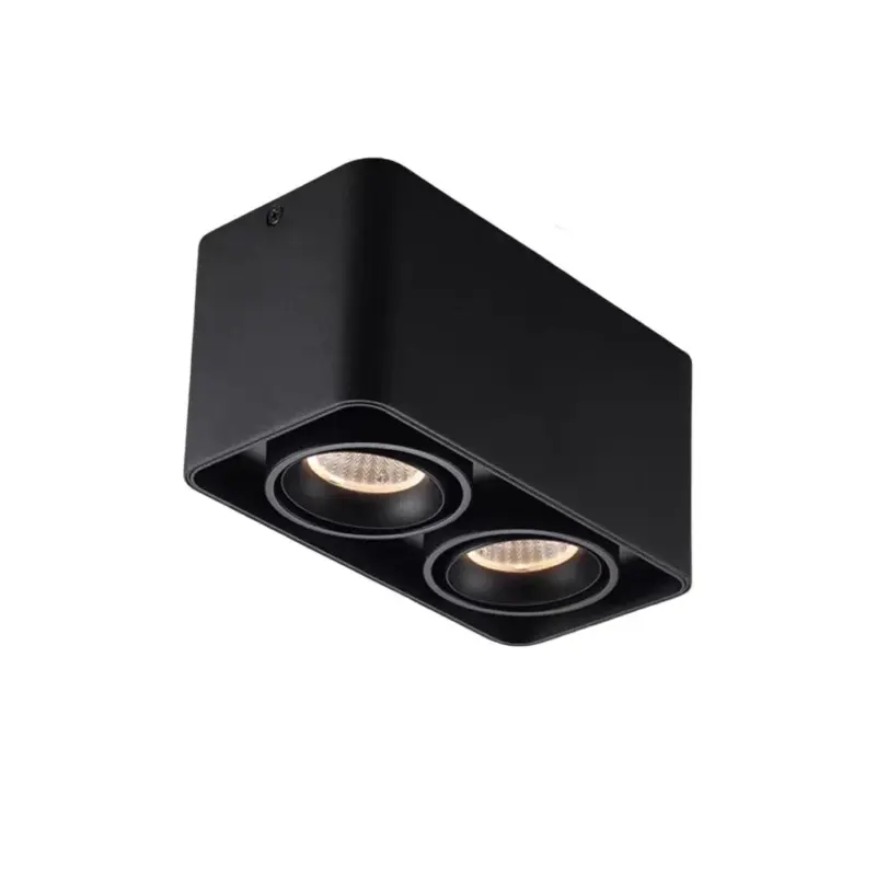 FlexiSquare Dimmable LED Ceiling Grid Light with Adjustable Square Lamp Head tag1