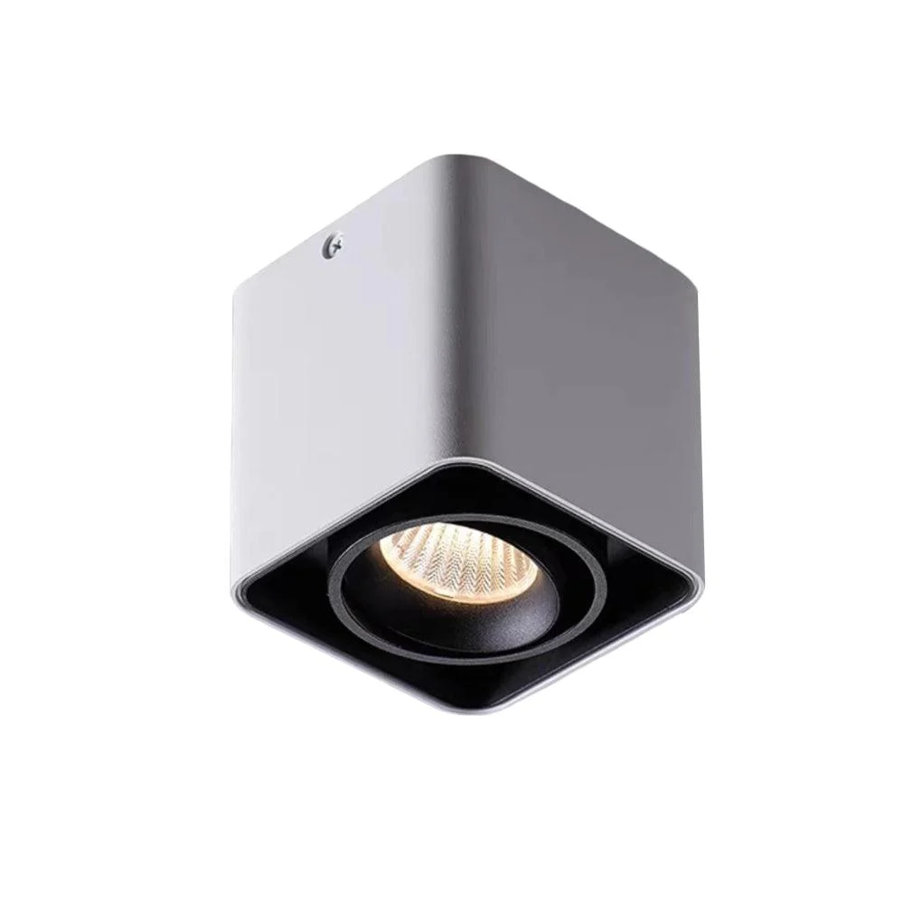FlexiSquare - Dimmable LED Ceiling Grid Light with Adjustable Square Lamp Head -  - #tag1#