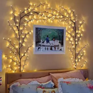 Flexible DIY Willow Vine Branch Light