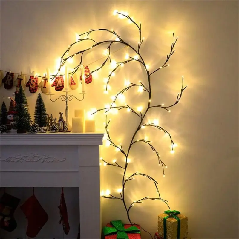 Flexible DIY Willow Vine Branch Light