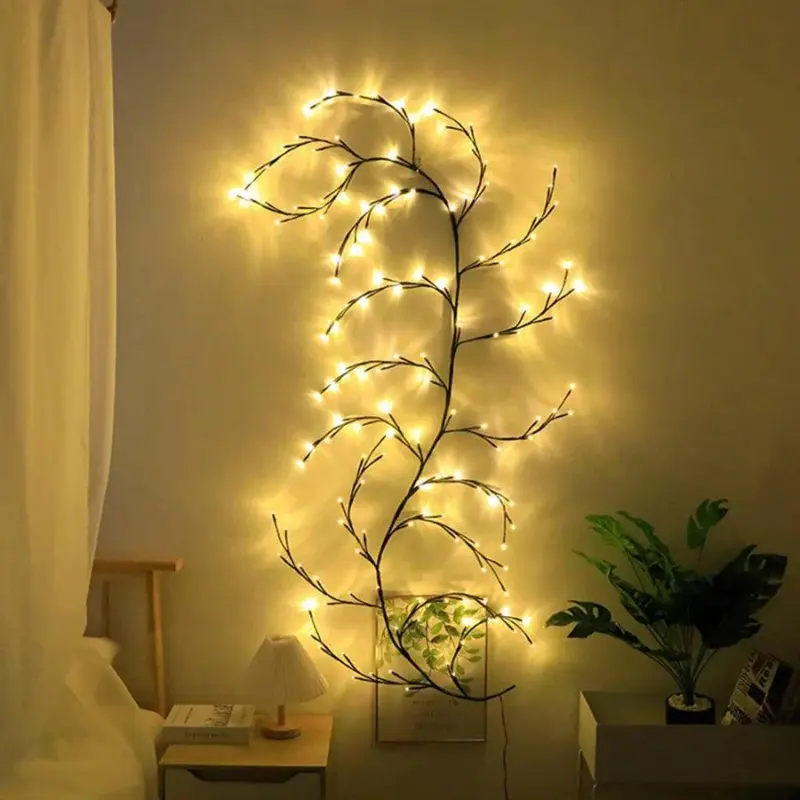 Flexible DIY Willow Vine Branch Light