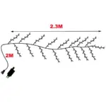 Flexible DIY Willow Vine Branch Light