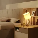 Flexible WoodMan Lamp Solid Wood Robot Desk Lamp tag1