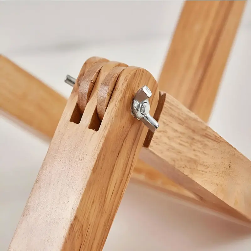 Flexible WoodMan Lamp Solid Wood Robot Desk Lamp tag1