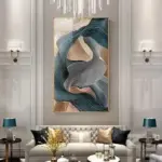 Flickering Ribbon Canvas Art tag1