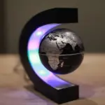 Floating Earth Globe Lamp tag1