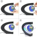 Floating Earth Globe Lamp tag1