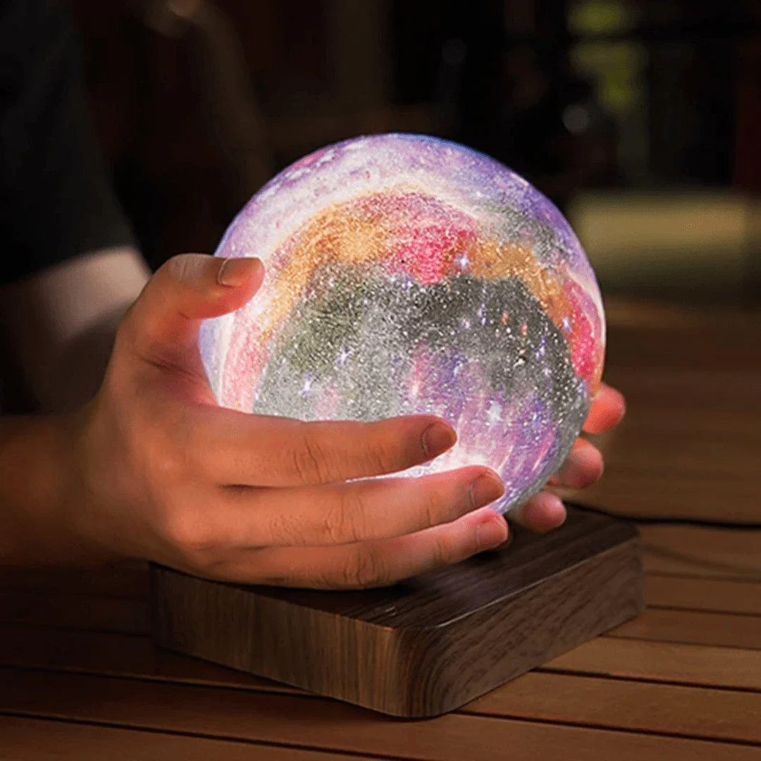 Floating Galaxie Moon Lamp - Moon Shield - Floating - Starry Sky -  - #tag1#